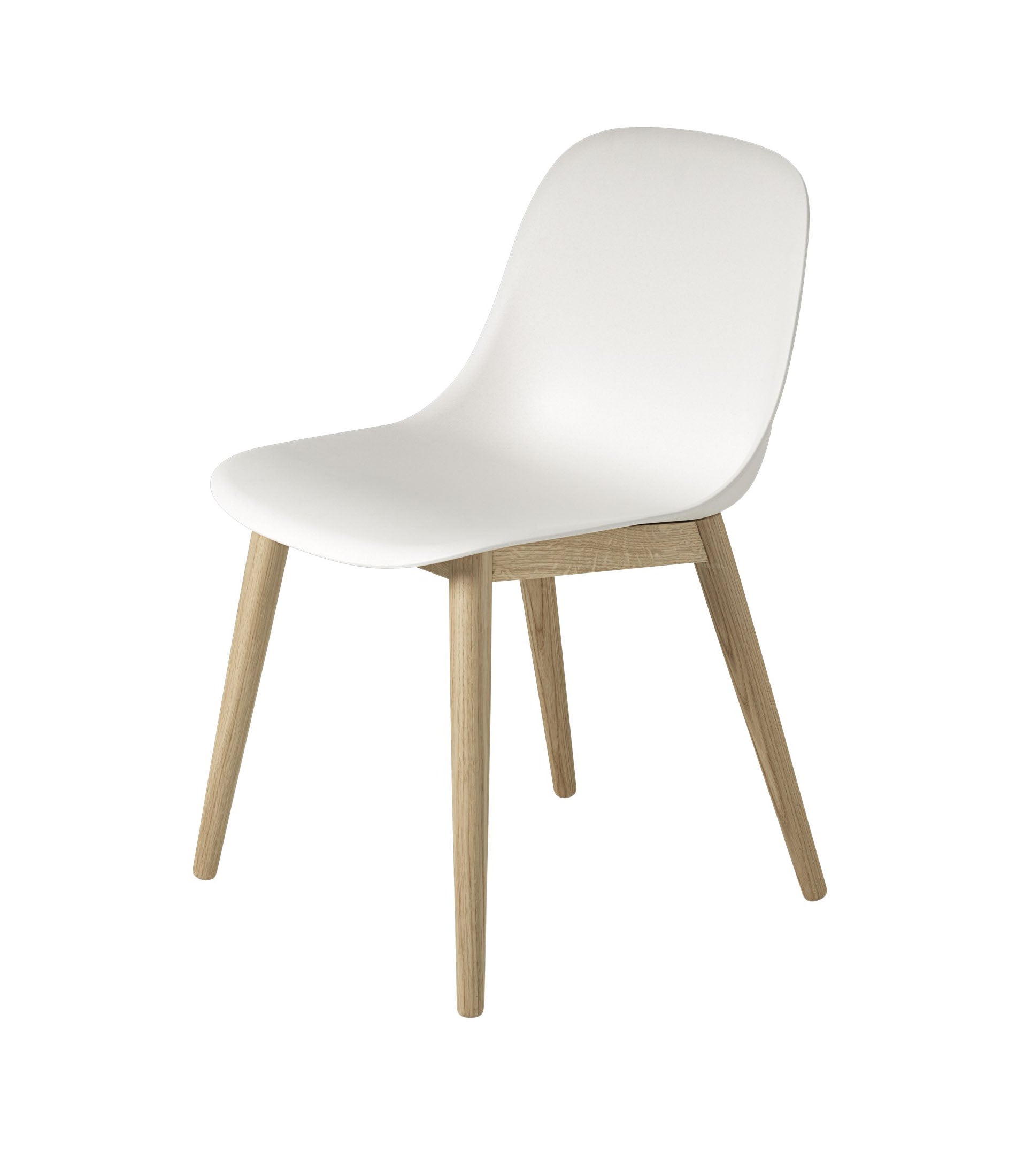 Muuto - Fiber Side Chair - Wood Base | Livingspace Interiors