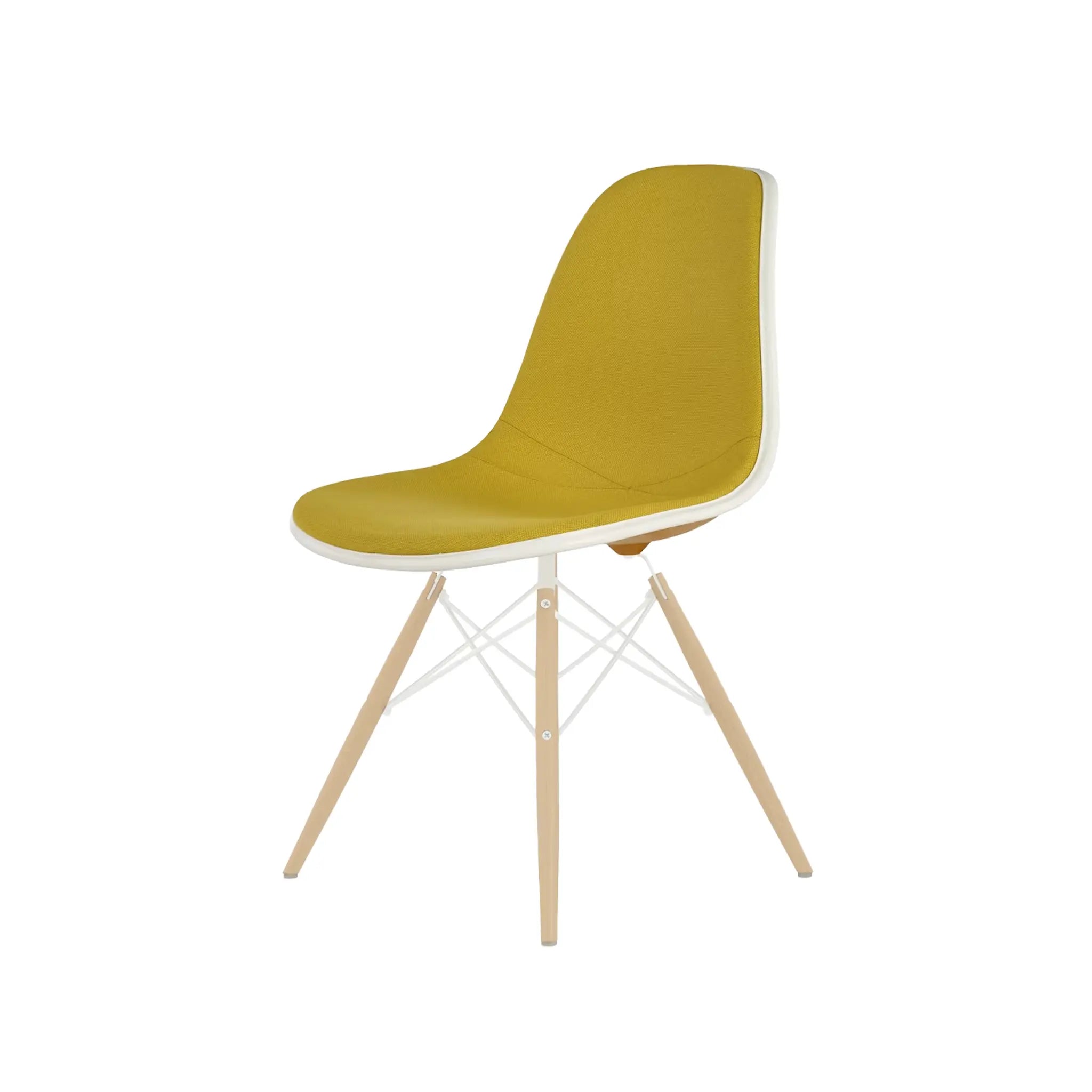 Herman Miller - Eames Molded Plastic Side Chair, White Ash Dowel